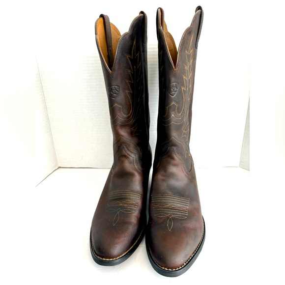 NWOT ARIAT WESTERN COWGIRL HERITAGE DISTRESSED BROWN WOMANS BOOTS  SZ 9B - Picture 15 of 16